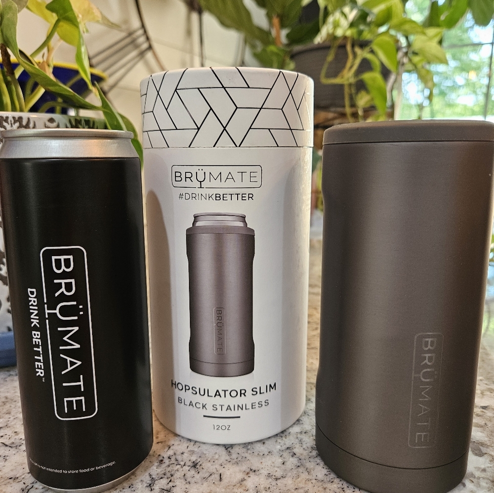 Brumate "Black Stainless" Hopsulator Slim